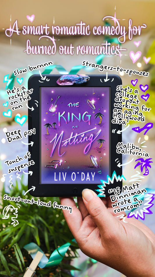 The King of Nothing - Romantic Comedy Ebook & Printable Coloring Page Bundle