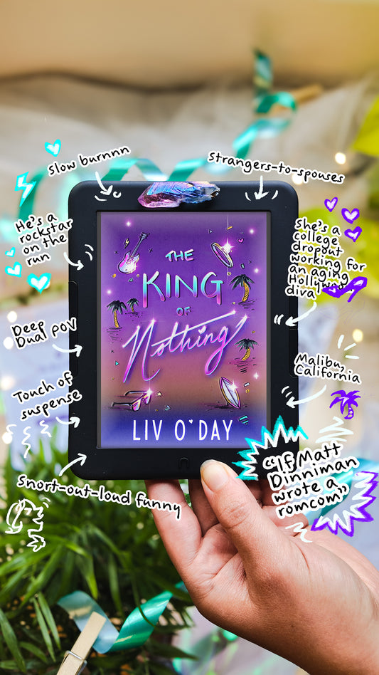 The King of Nothing - Romantic Comedy Ebook & Printable Coloring Page Bundle