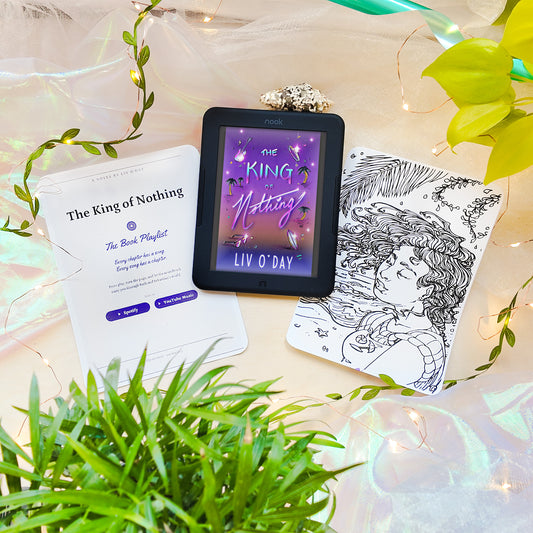 The King of Nothing - Romantic Comedy Ebook & Printable Coloring Page Bundle