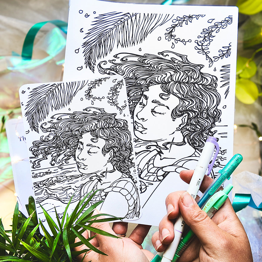 Premium-Quality Printable Coloring Page - Co-Create Your Own Wall Art