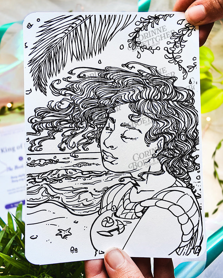 Premium-Quality Printable Coloring Page - Co-Create Your Own Wall Art